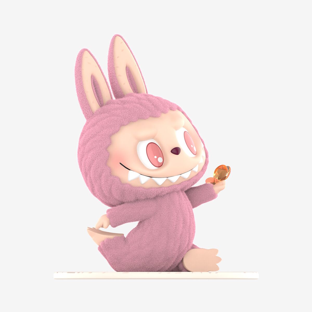 Labubu Confident Figurine – Lazy Yoga Series