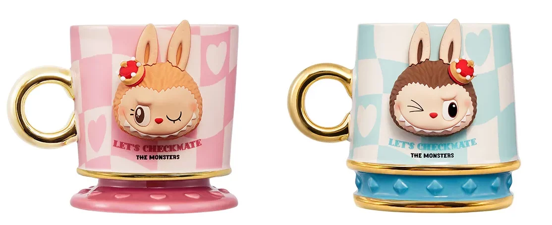 Labubu Let’s Checkmate Blue & Pink Mug