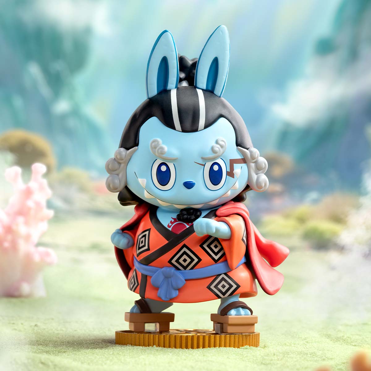 Labubu × One Piece Jinbe Figurine – Limited Edition Warrior Collectible
